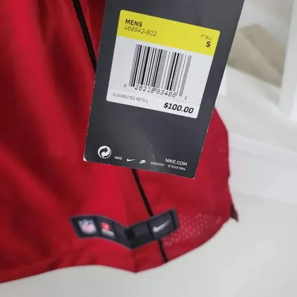 Nike NFL Arizona Cardinals Football Game Day Jersey David Johnson 31 Sz S 468942 - Picture 6 of 7